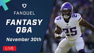 NFL Week 13 Fantasy Football Waiver Wire Q&A