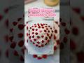 Heart shaped chocolate cake 🩷 #cooking #cake #pinkcake #viral #cookingvideo #heart