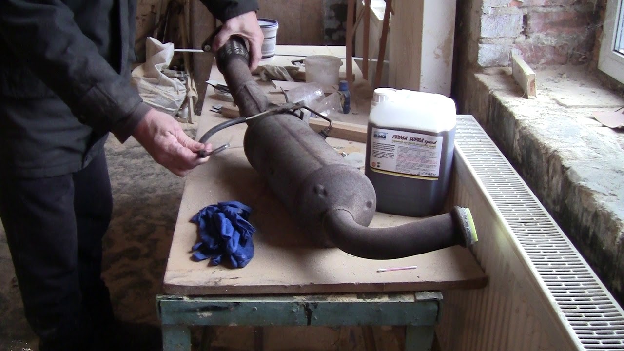 Промывка сажевого фильтра на Опель Виваро. 2часть. - YouTube