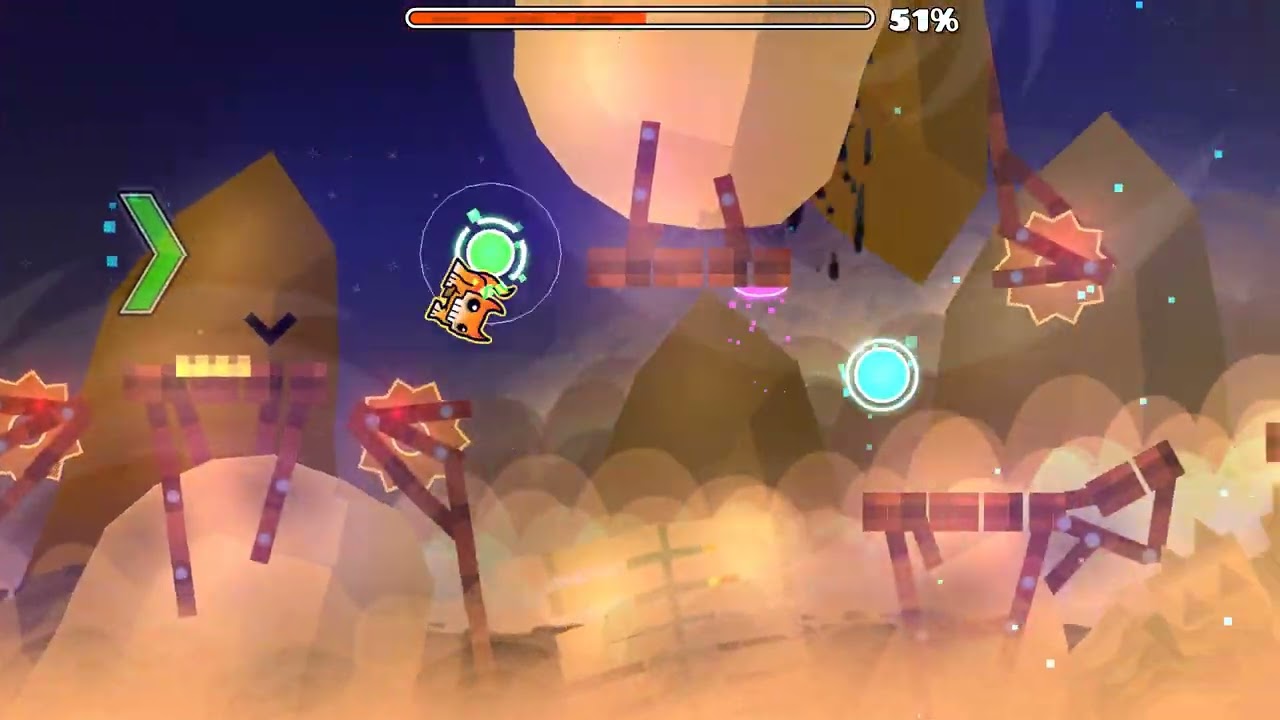 Geometry Dash- [Medium Demon] DKCR by felixitron (Coin)