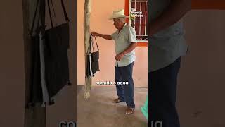 Don Armando y el oficio de tejer morrales en San Ignacio