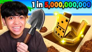 Spending $100,000 to DIG the RAREST Item (Roblox)