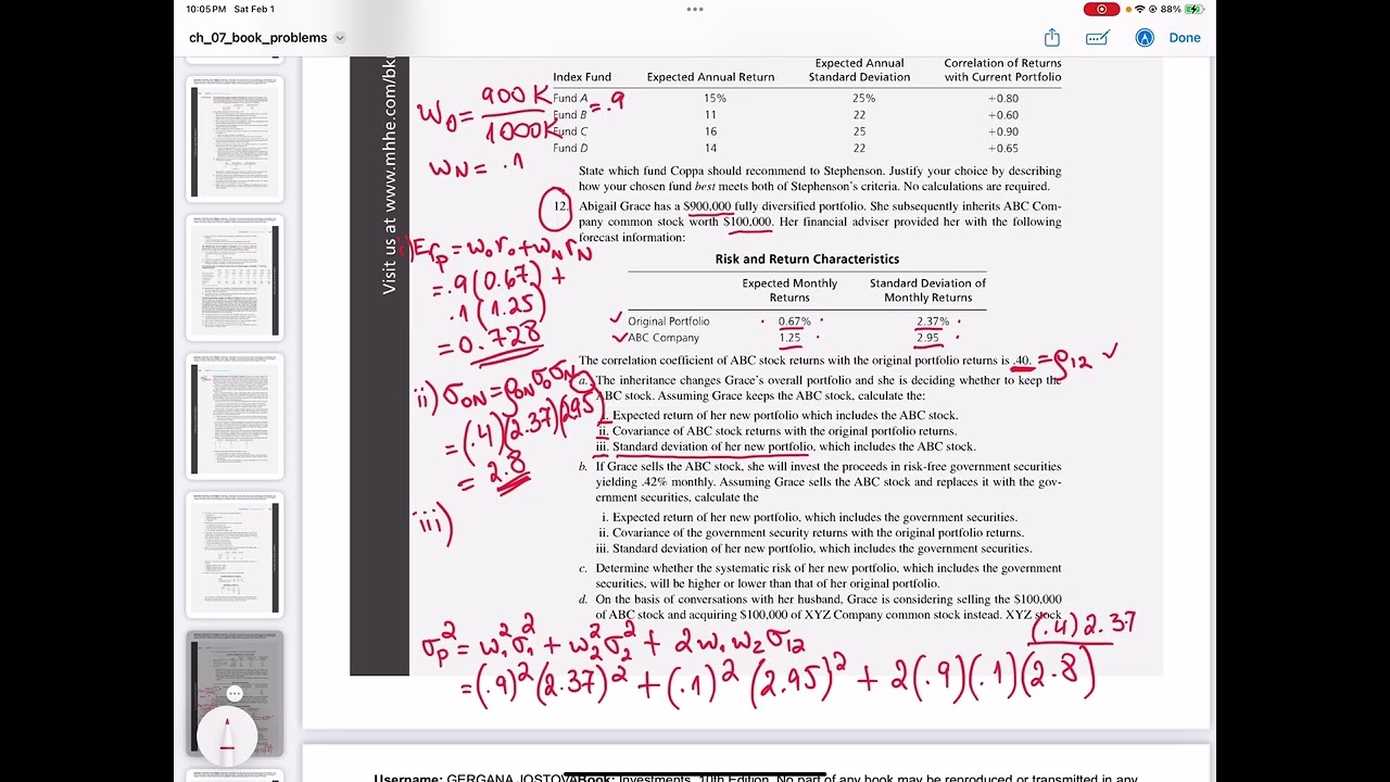 Video Problems ch07 35min