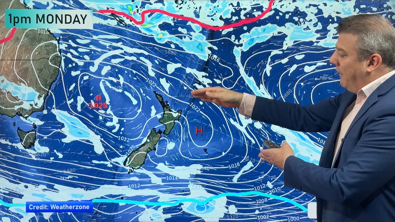 NZ 8 Day: High pressure to return, also monitoring tropics next week ...