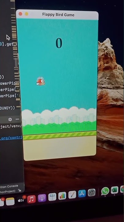 Flappy Bird Game with Python code #python #game #code #shorts - YouTube