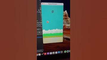 Flappy Bird Game with Python code #python #game #code #shorts