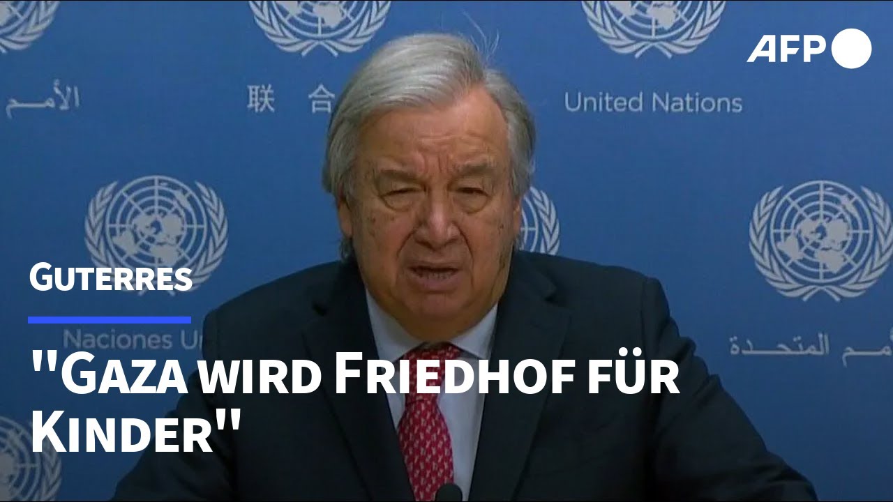 KRIEG IN NAHOST: UN-Generalsekretär António Guterres fordert Weltsicherheitsrat zum Handeln auf