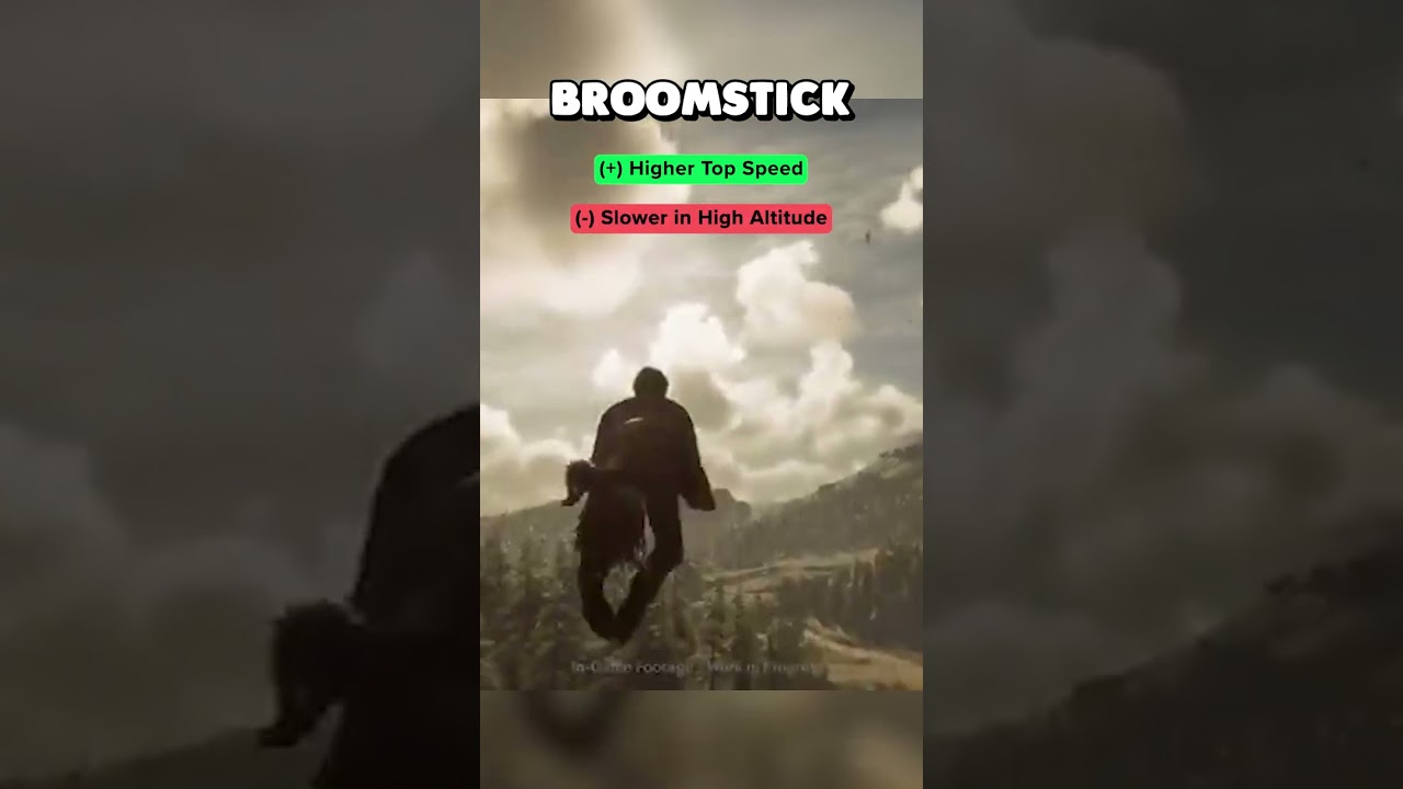 Hippogriff vs Broomstick in Hogwarts Legacy YouTube