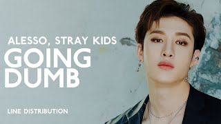 Correct Alesso, Stray Kids & Corsak - Going Dumb Line Distribution