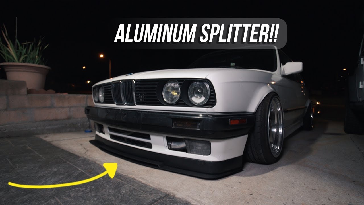 E30 Aluminum IS Lip Splitter (Late Model)