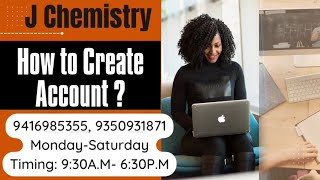 How to create account in J Chemistry Application screenshot 2