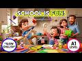 THE SECRET TO SCHOOL! 🍎 Slow English for A1 Learners 📚🤔