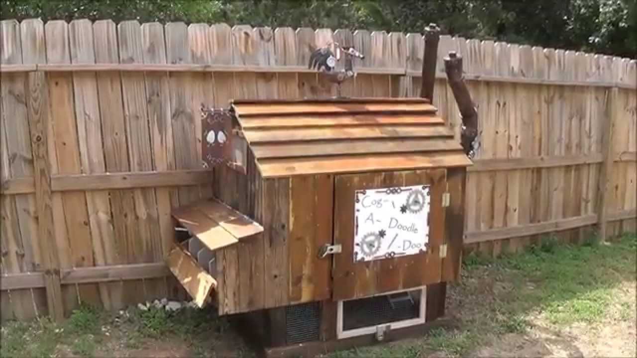 DIY Rustic Steampunk Chicken Coop - YouTube