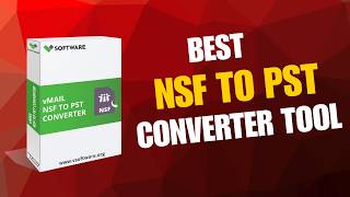 Best NSF to PST Converter Tool | Vmail Software Demo + IMAP & Office 365 Migration