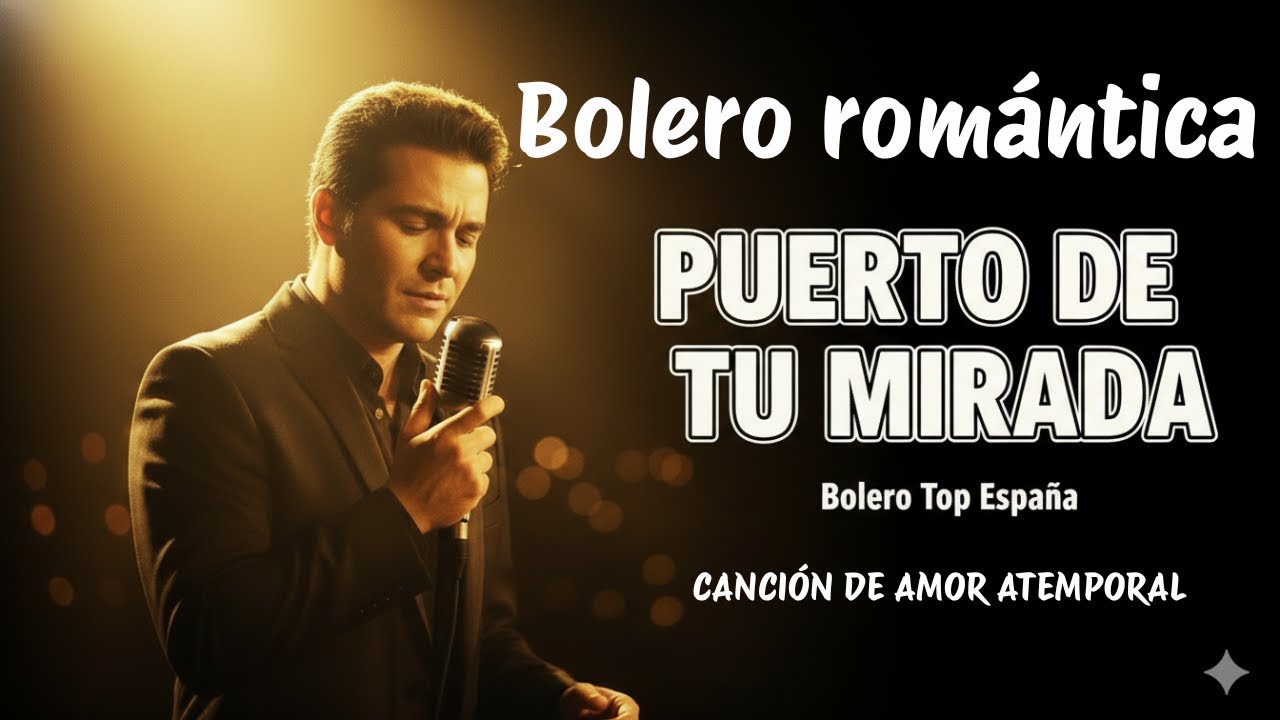 PUERTO DE TU MIRADA, Bolero Romántico Nuevo, Letra