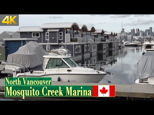 North Vancouver's floating homes at the Mosquito Creek Marina