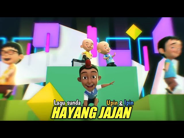 Upin Ipin Lucu nyanyi lagu Sunda Hayang Jajan class=