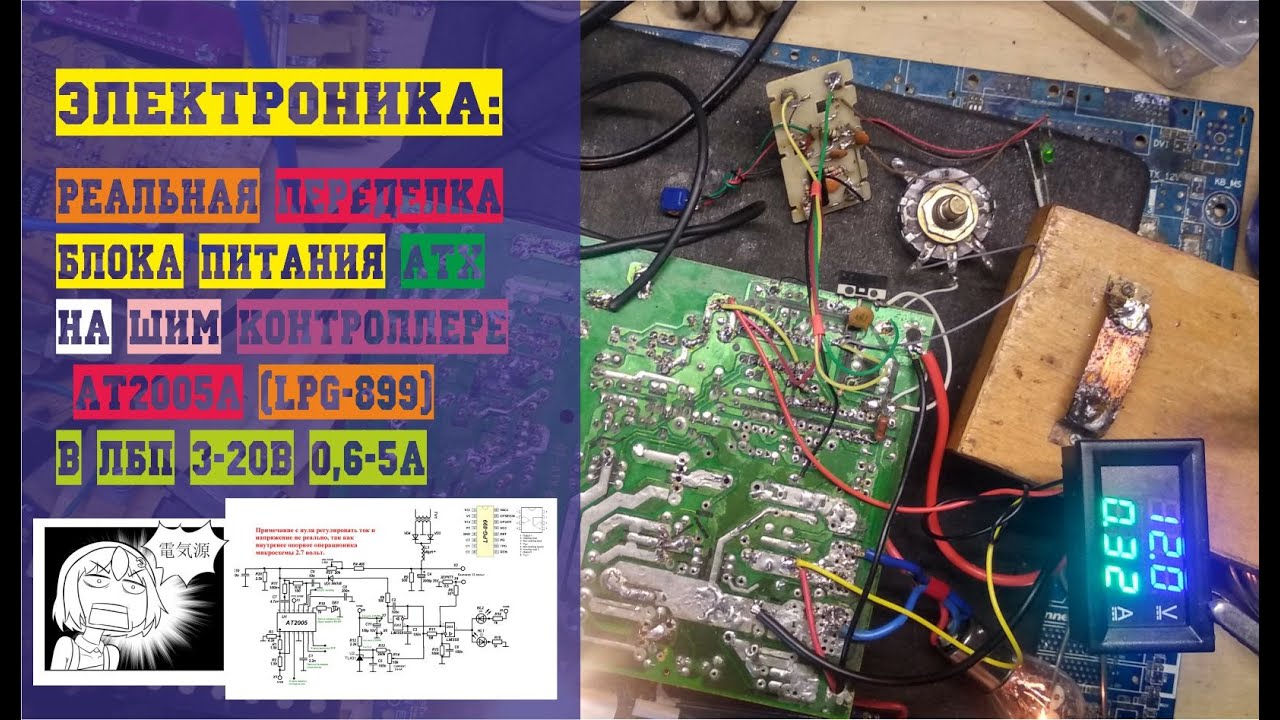 Электроника: Реальная переделка блока питания ATX на ШИМ контроллере ...