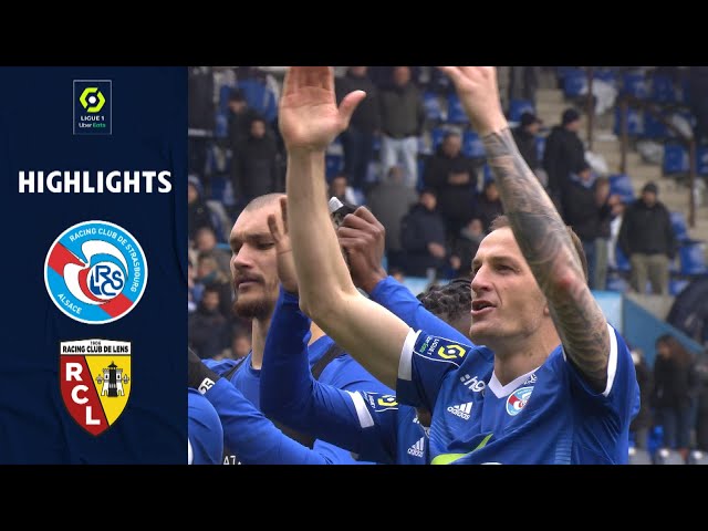 RC STRASBOURG ALSACE - RC LENS (1 - 0) - Highlights - (RCSA - RCL) /  2021-2022 