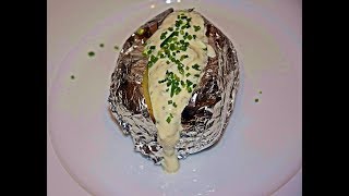 Foil-Wapped Potato - Ofenkartoffel mit Schnittlauchsauce - Krompir iz Rerne u Foliji