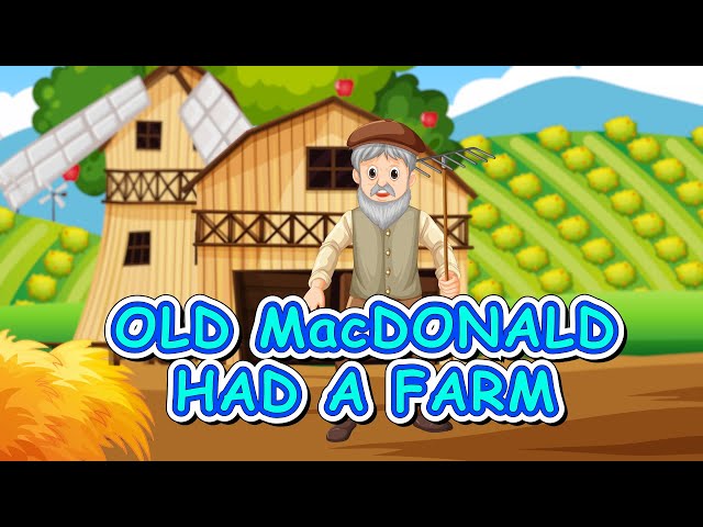 Old MacDonald Had A Farm | Kids Nursery Rhymes | The Green Orbs Original Song class=