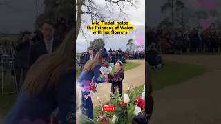 Mia Tindall Helps The Princess Of Wales With Her Flowers