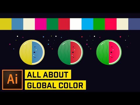 GLOBAL COLOR, GLOBAL COLOR, GLOBAL COLOR. Illustrator CC Tutorial