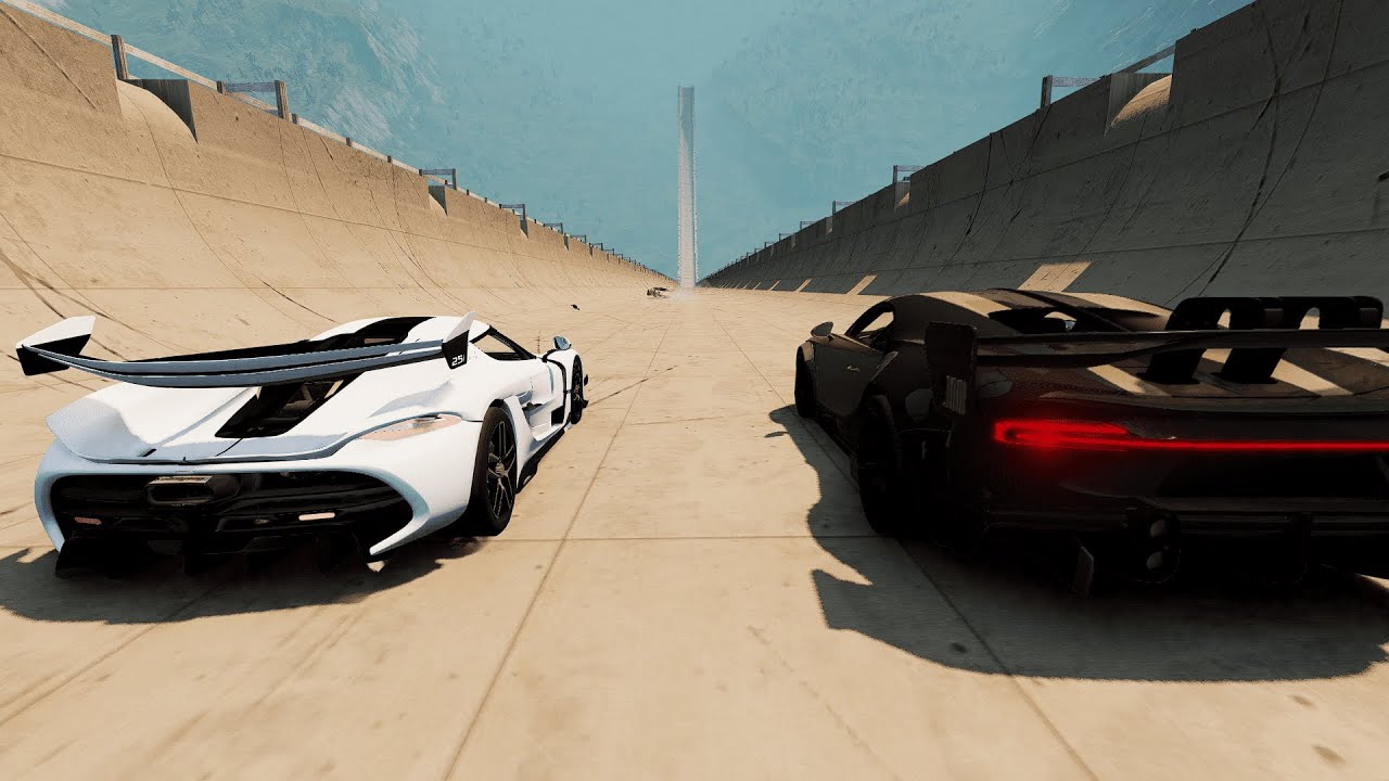 Beamng Drive - GTA 5 Mega Ramp - Fast Cars Jumps - YouTube