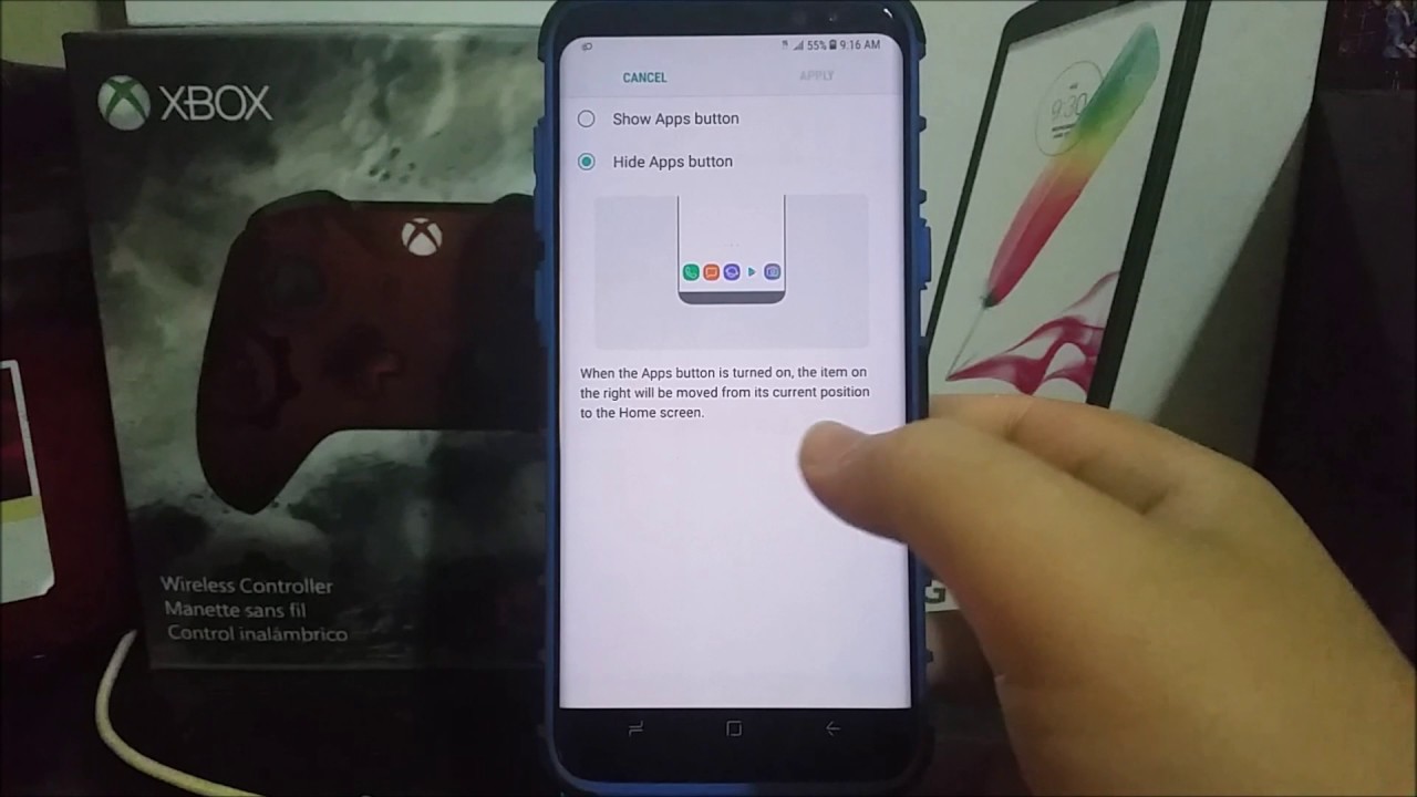 T Mobile Samsung Galaxy S8 How To Enable The App Drawer Button