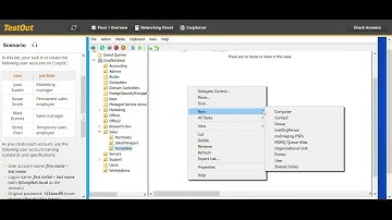 5.1.7 Create User Accounts in Active Directory || TestOut