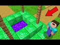 WHERE DOES THIS TELEPORT ME EMERALD PORTAL IN THE WELL IN MINECRAFT ! 100% TROLLING TRAP !