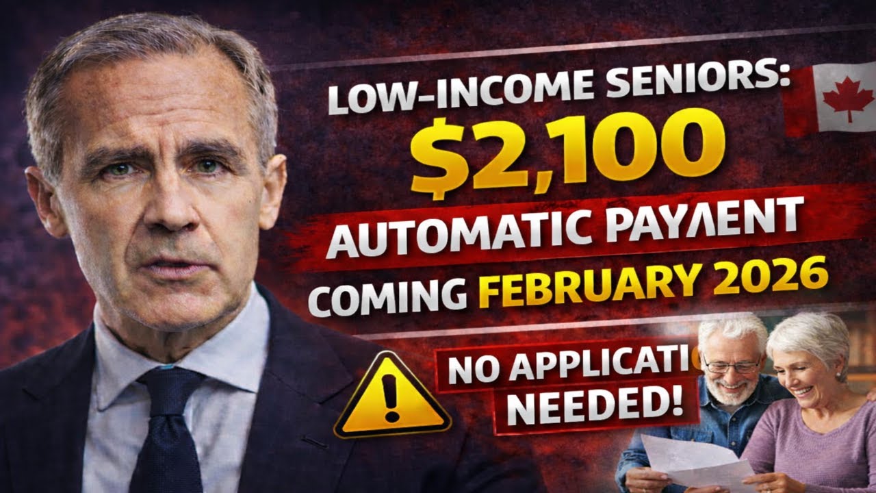 Low Income Seniors $2,100 Automatic Payment Coming February 2026   No Application Needed!
