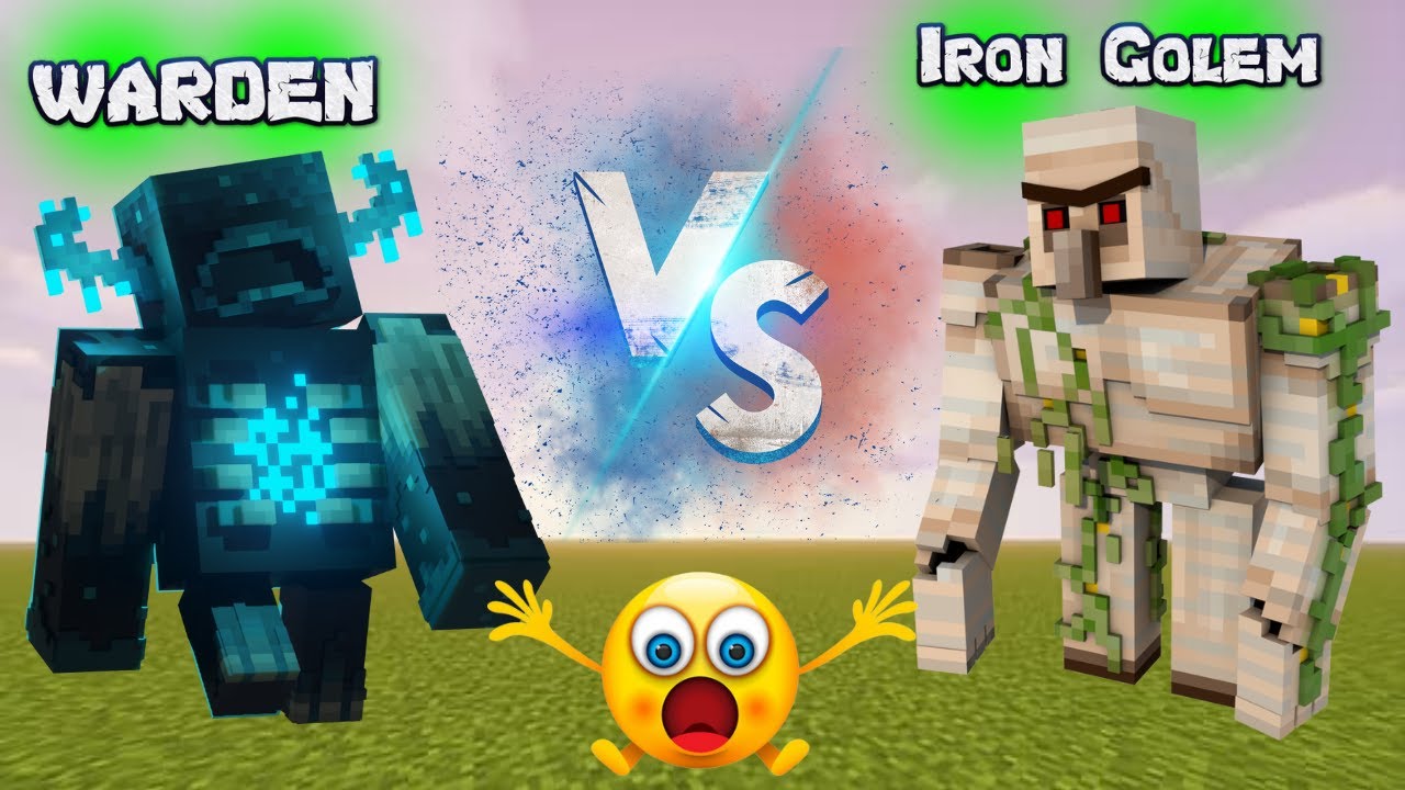 Warden vs Iron Golem minecraft YouTube