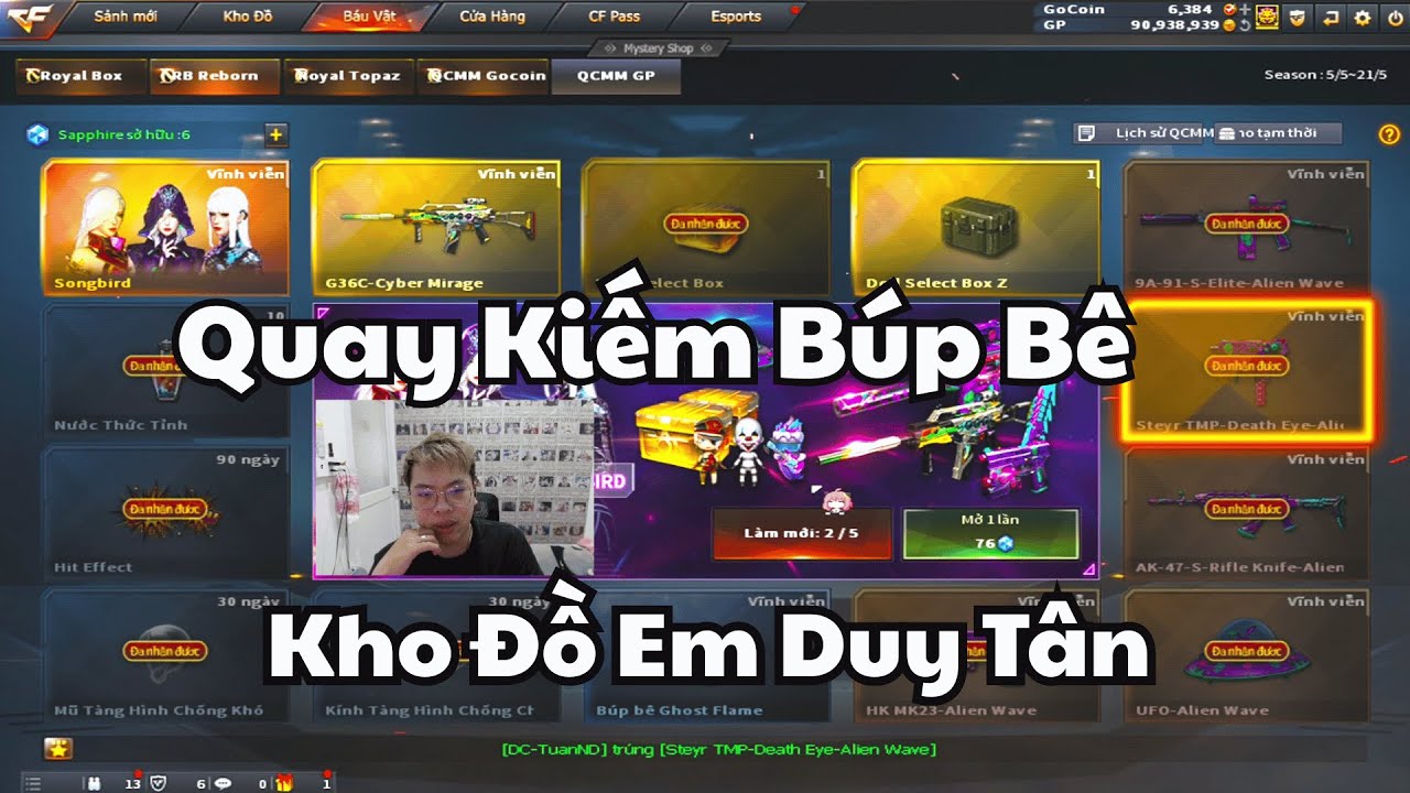 [ Đột Kích Crossfire ] Vòng quay Kho Báu Hoàng Gia Sapphire Songbird - G36C CYBER MIRAGE