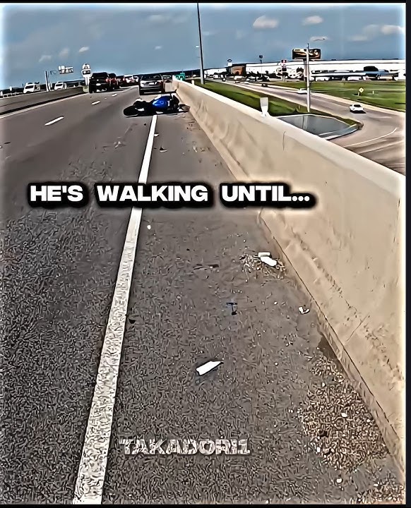 Moment before disaster...