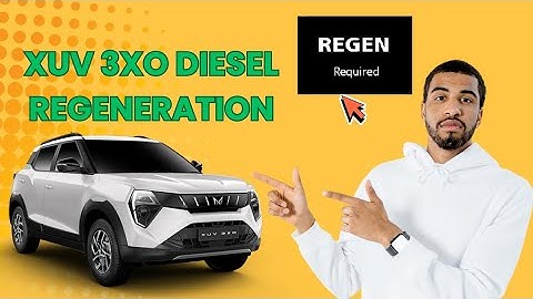 Xuv 3XO AX5 regeneration 3xo regen manual regen in 3xo A automobileknowledge
