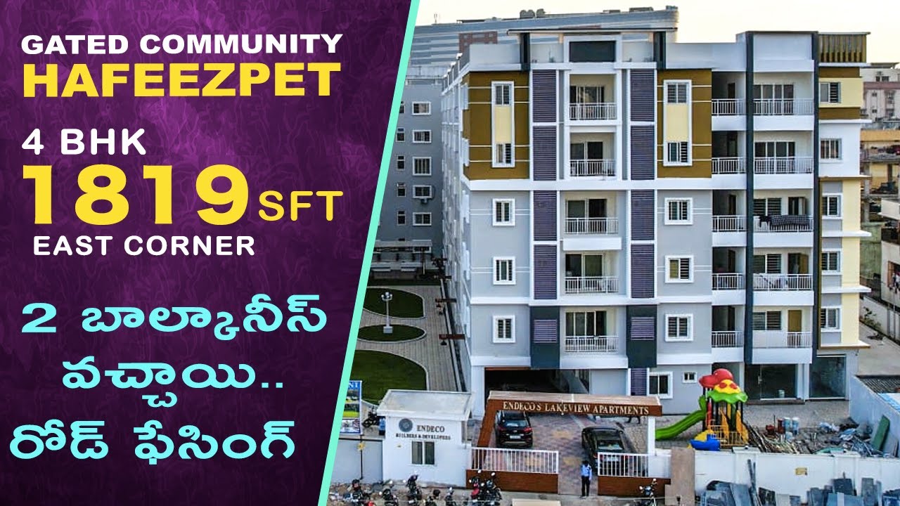 Flat For Sale In Hafeezpet East Corner 1819 SFT 4 BHK Price 6 800 flat-for-sale-in-hafeezpet-east-corner-1819-sft-4-bhk-price-6-800