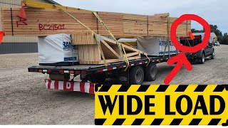 Trucking Vlog 1: Picking up WIDE Load PART 1