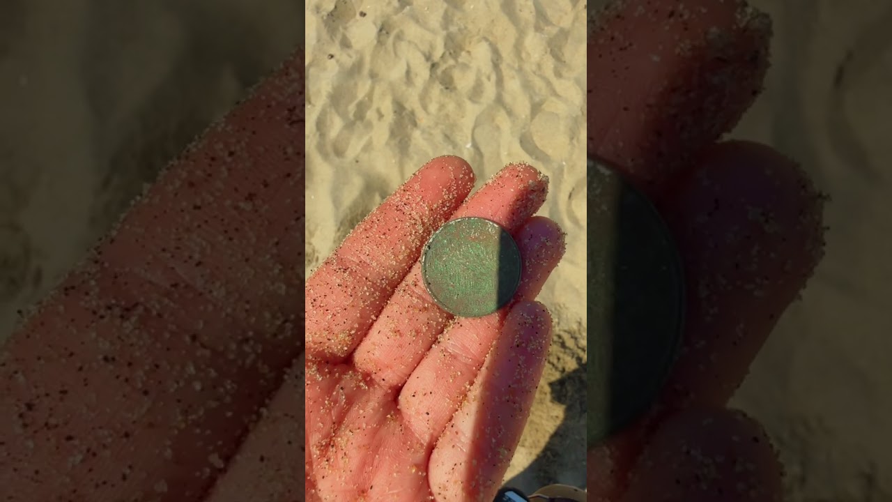 Metal detecting at the Jersey Shore - Found evil eye choker