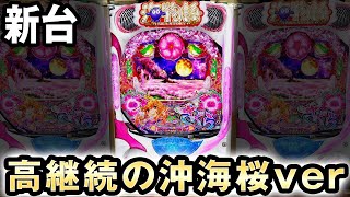 【新台】高継続で甘くなった沖海5桜ver [スーパー海物語IN沖縄5 桜バージョン 満開319] 桜