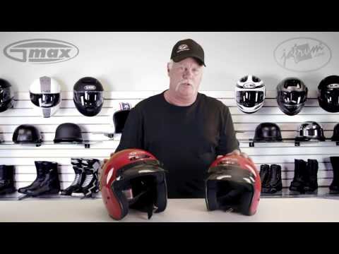 gmax gm2x 3 4 motorcycle helmet OF-2 Open-Face Black LG The Gmax OF GMAX GM-32 Open-Face Helmet Black