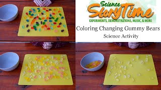 Science Story Time Activity: Color Changing Gummy Bears