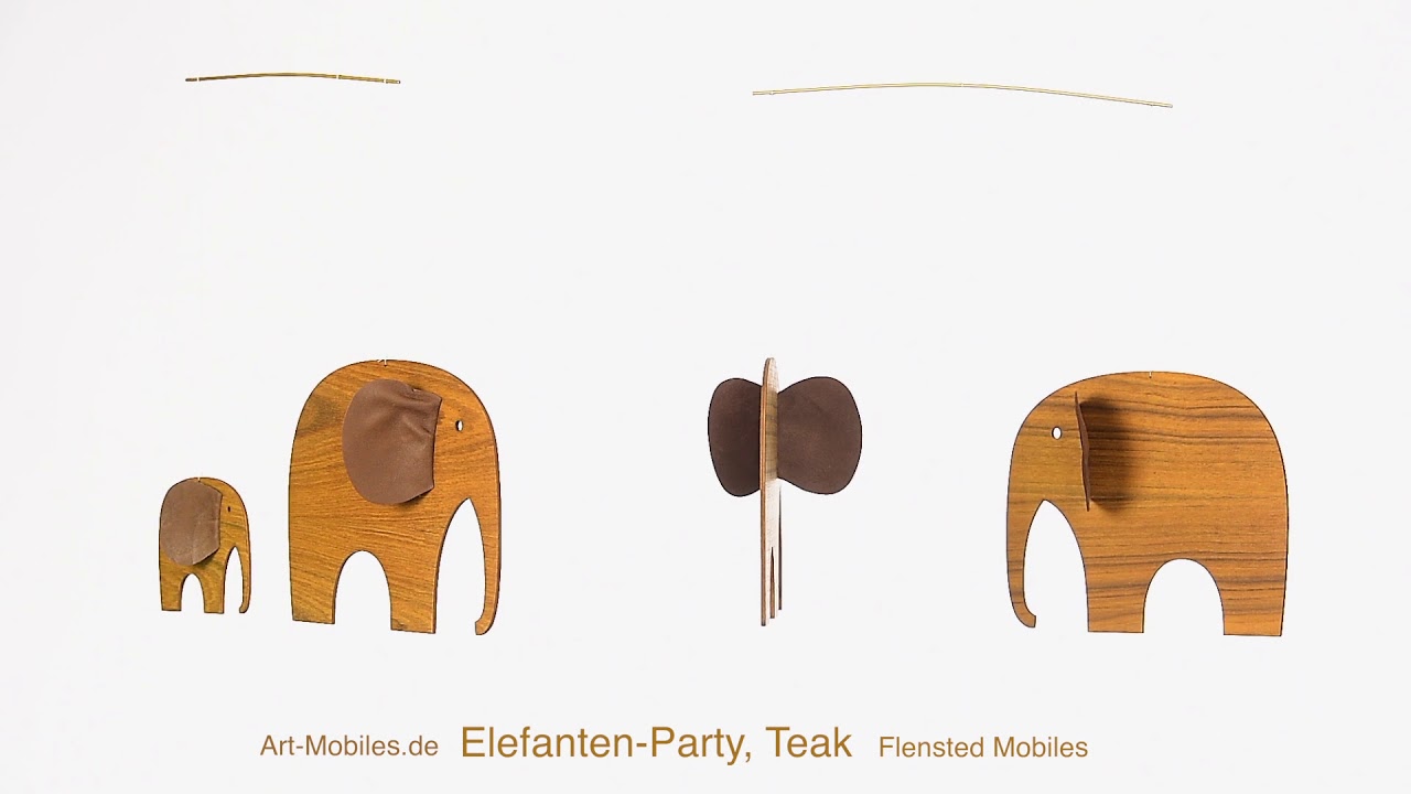 Baby Elefanten FM71TU, Flensted Mobiles - YouTube