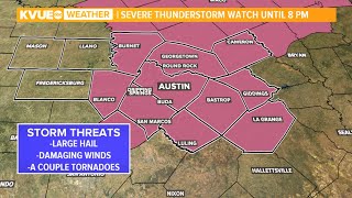 RADAR: Severe Thunderstorm Watch issued until 8 p.m. | KVUE