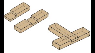 carpentry ‘T’ LAP  JOINT
