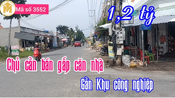Cần tiền bán gấp căn nhà gần Khu công nghiệp Tân Hương, giá 1,2 tỷ - MS 3552