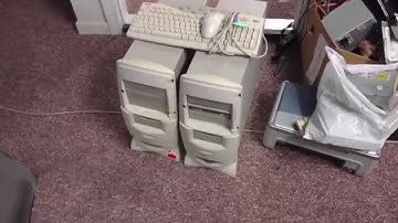 Two Windows 98 Compaq Presario Towers