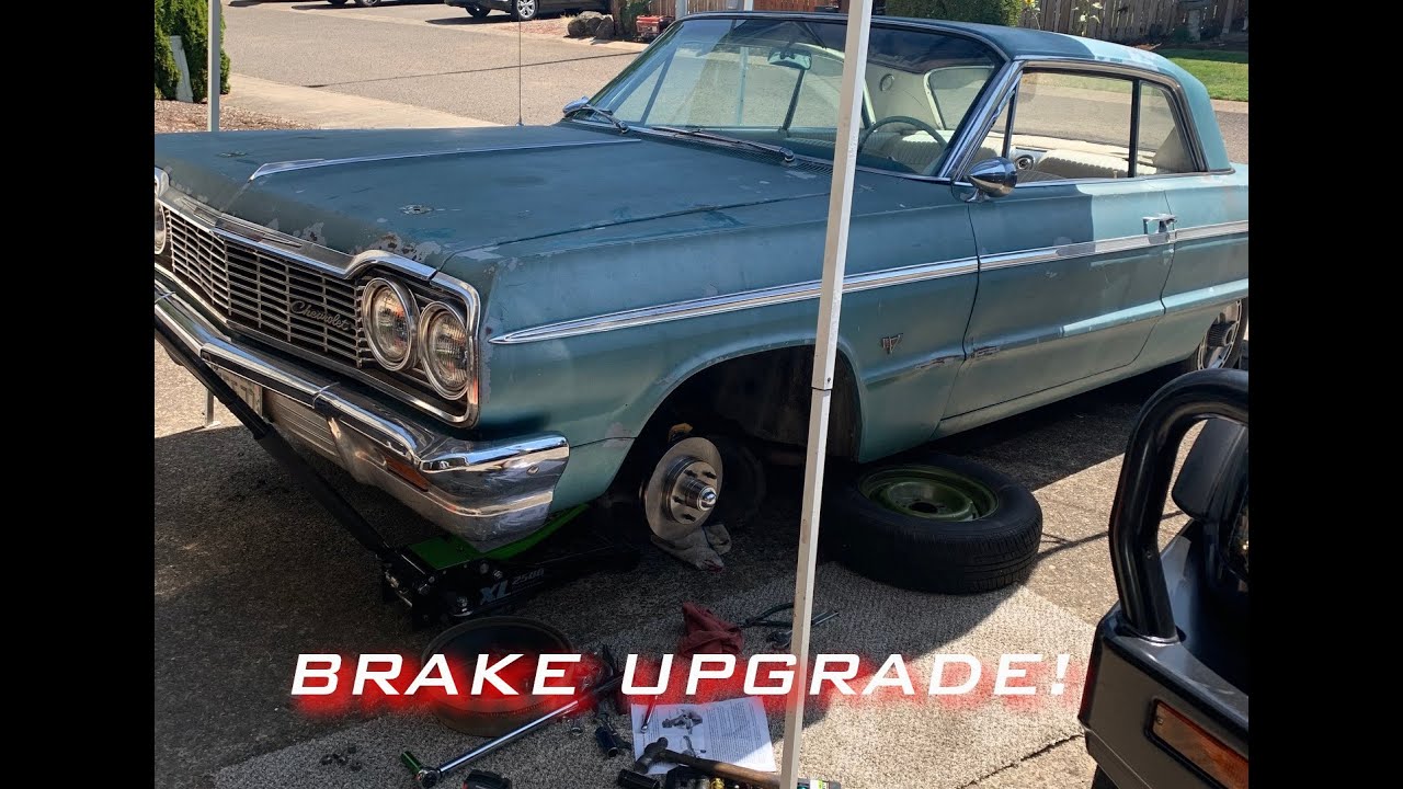 64 Impala Zero offset disc brake conversion / Turbo 4runner first drive!! YouTube