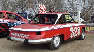 Banger racing a Panhard CT24 - #328 Mike Parry, Aldershot Undercracker