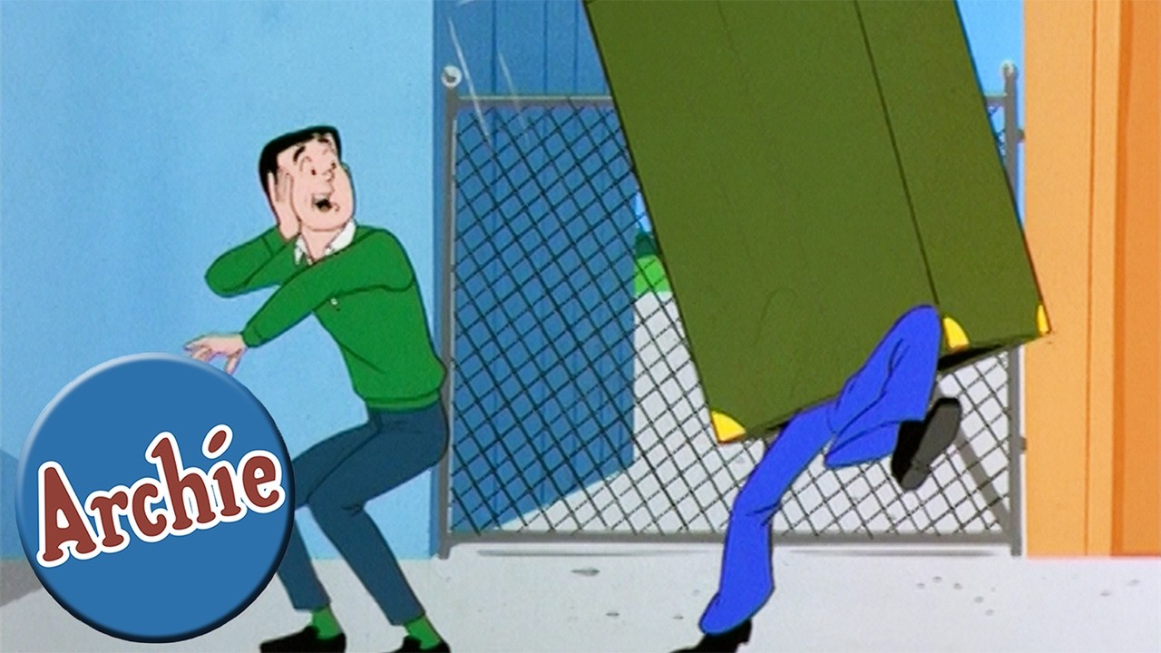 The Rodney Rinkydink Chase | Archie's TV Funnies | Funny Retro Cartoons